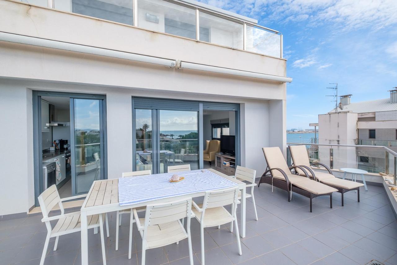 Апартаменты Atico-Duplex Geniales Vistas Al Mar Винарос Экстерьер фото